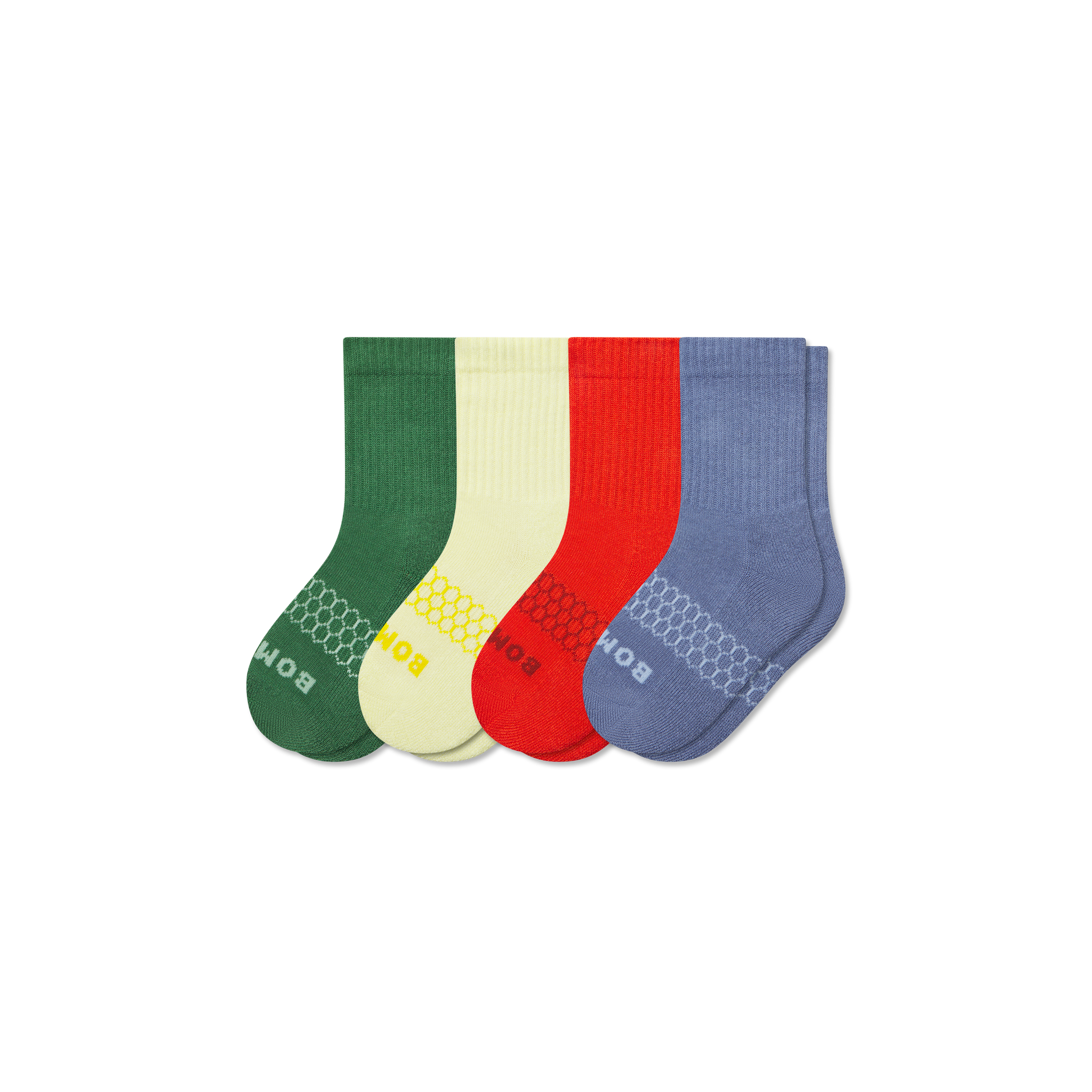 Junior Solids Ankle Sock 4-Pack