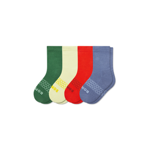 Junior Solids Ankle Sock 4-Pack