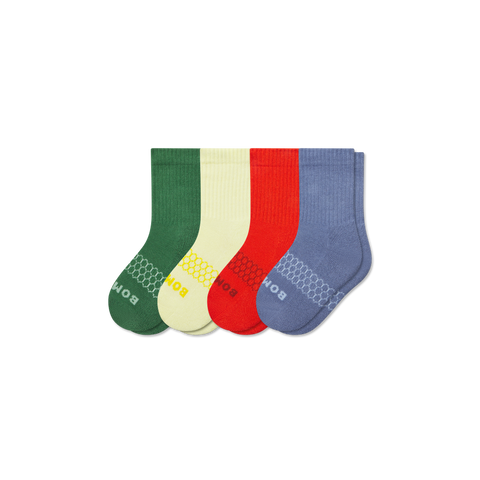 Junior Solids Ankle Sock 4-Pack